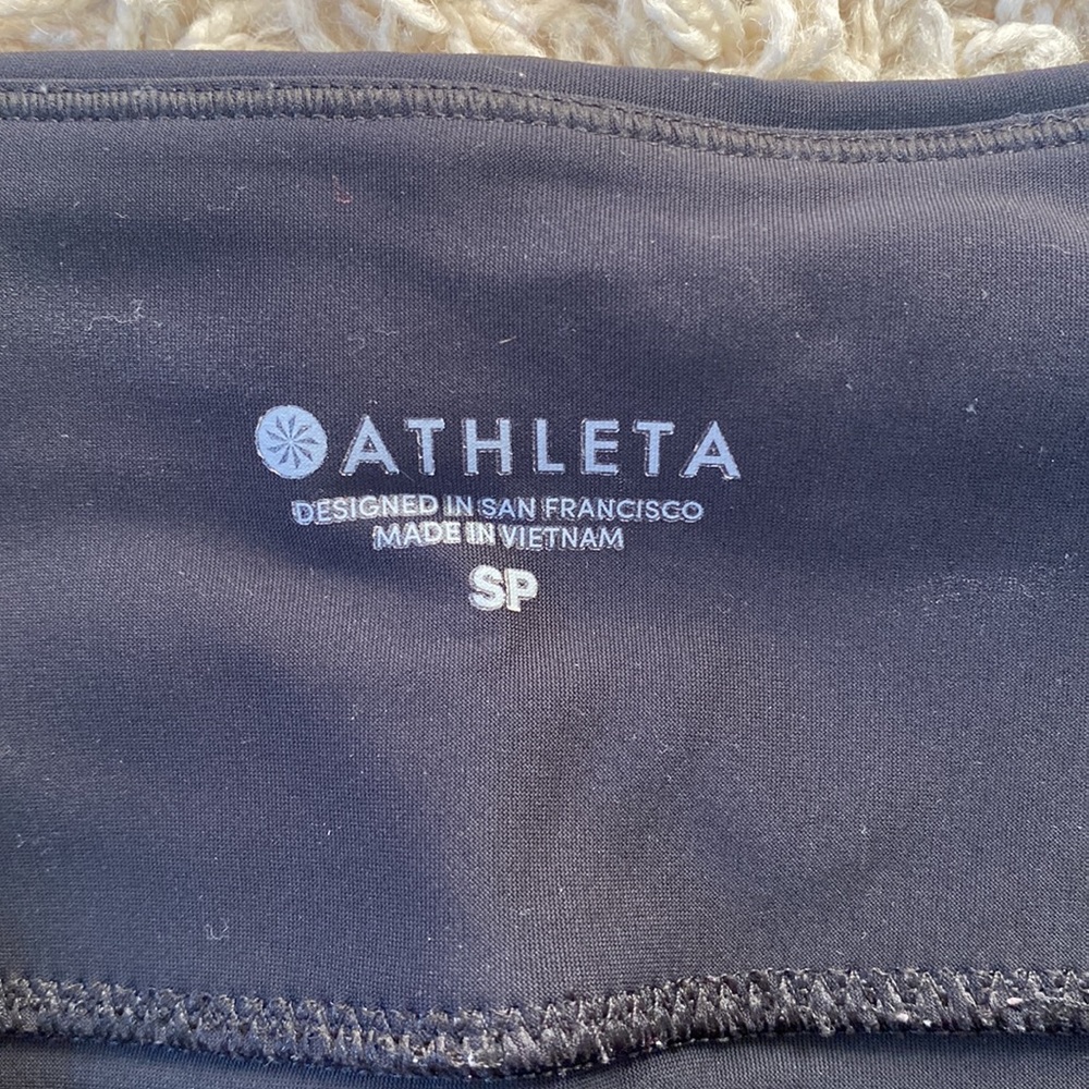 Athleta Stellar Tight Pant Solid Black #870815 - image 3